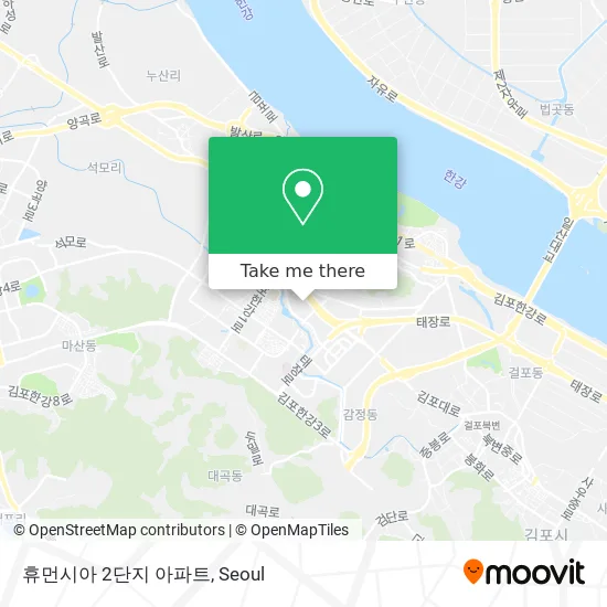 휴먼시아 2단지 아파트 map