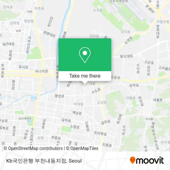 Kb국민은행 부천내동지점 map