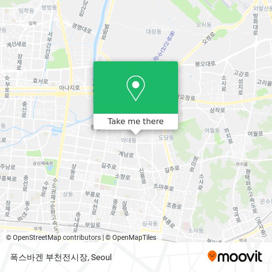 폭스바겐 부천전시장 map