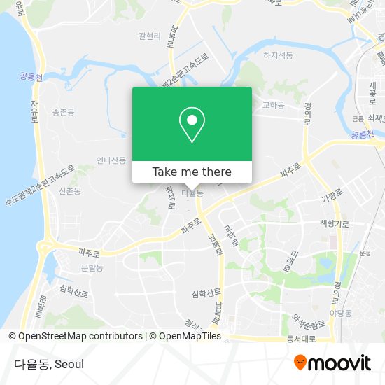 다율동 map