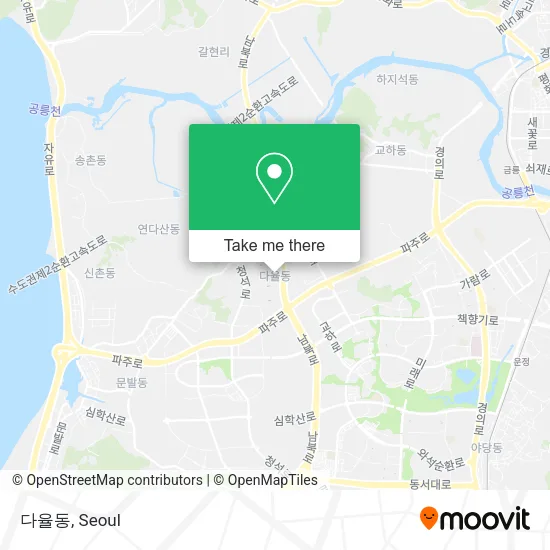 다율동 map