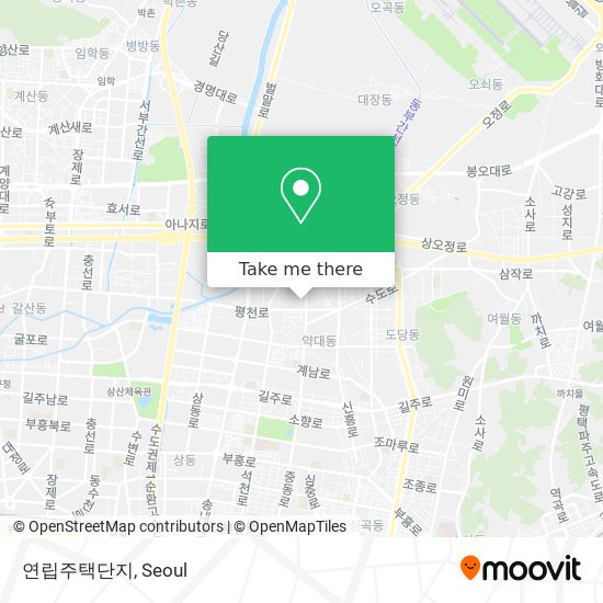 연립주택단지 map