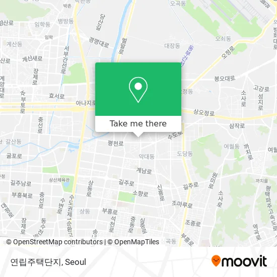 연립주택단지 map