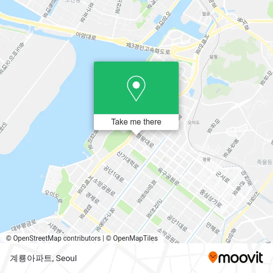계룡아파트 map