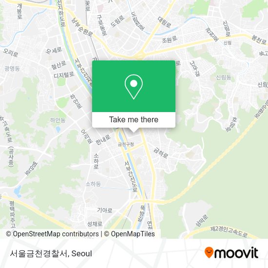 서울금천경찰서 map
