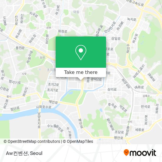 Aw컨벤션 map