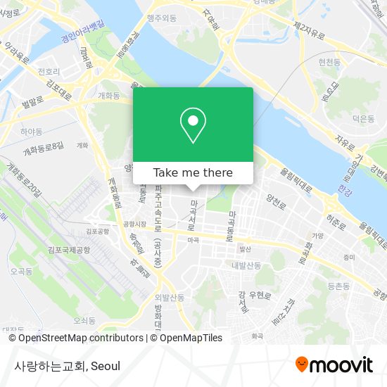 사랑하는교회 map