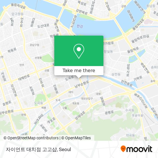 자이언트 대치점 고고샵 map