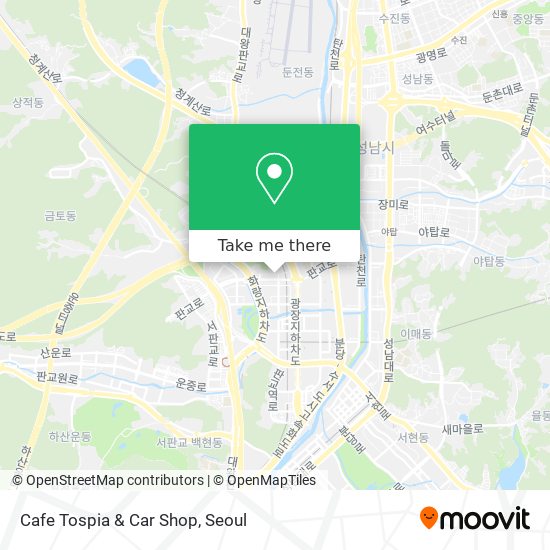 Cafe Tospia & Car Shop map