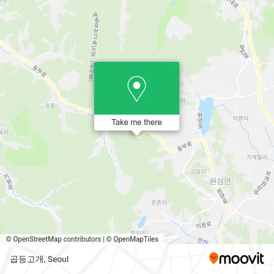 곱등고개 map