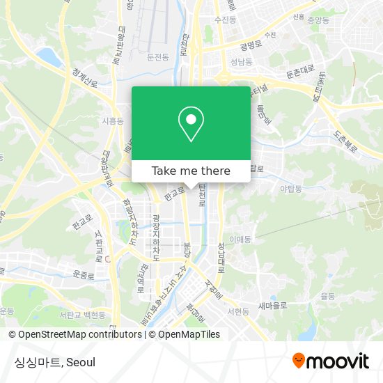 싱싱마트 map