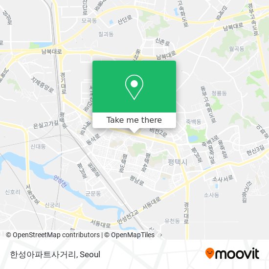한성아파트사거리 map