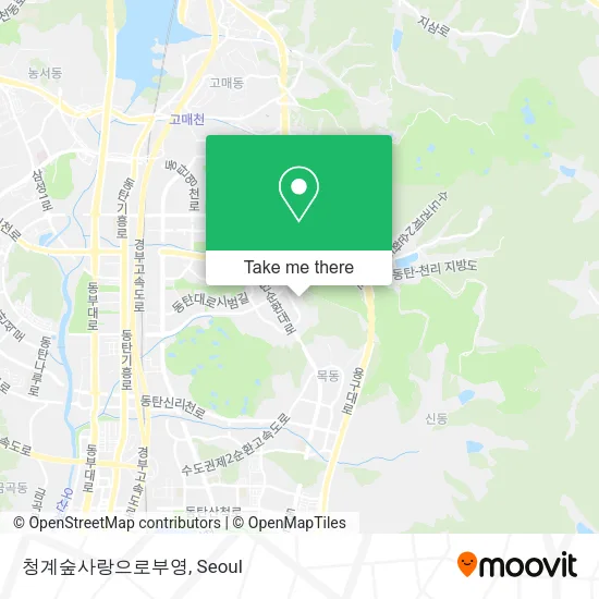 청계숲사랑으로부영 map