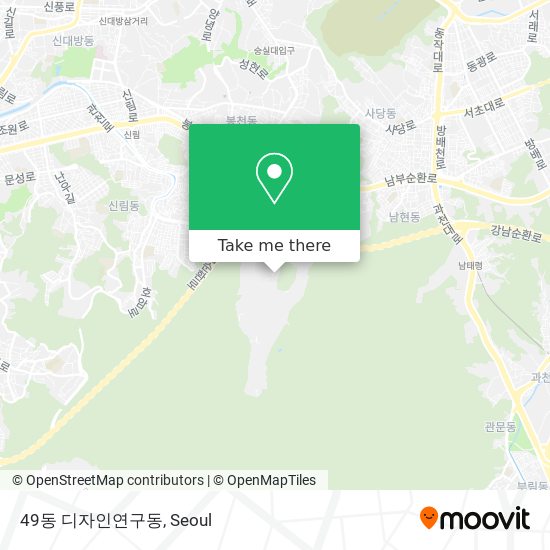 49동 디자인연구동 map