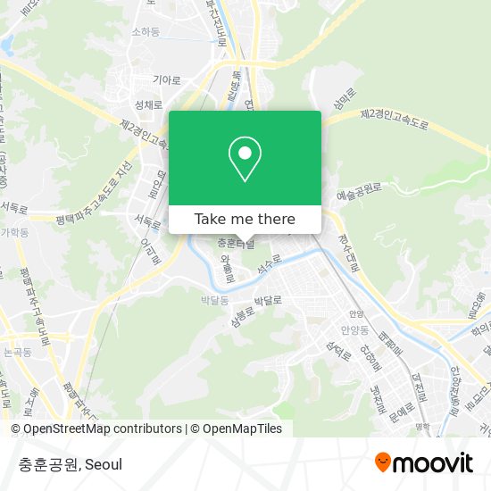 충훈공원 map