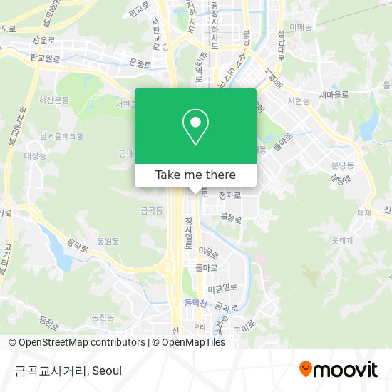 금곡교사거리 map