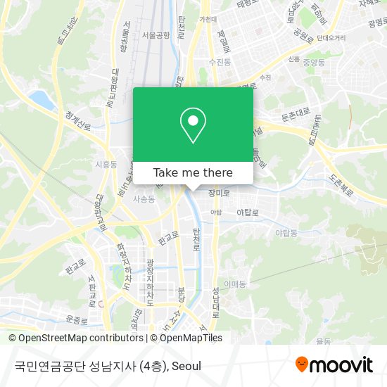 국민연금공단 성남지사 (4층) map