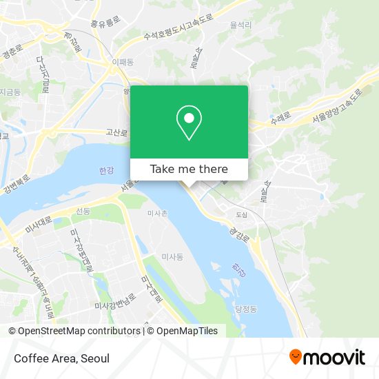 Coffee Area map