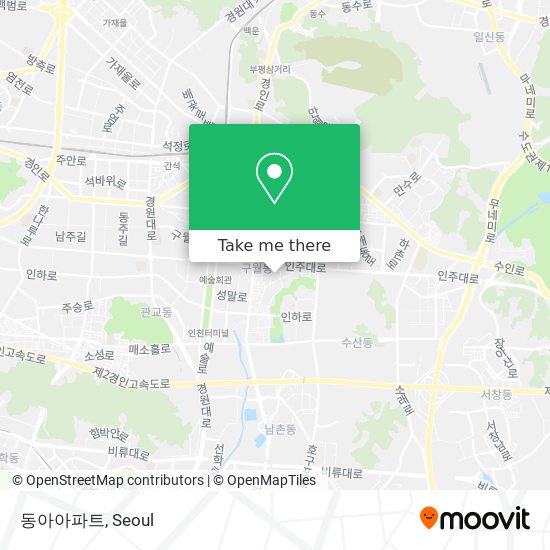 동아아파트 map