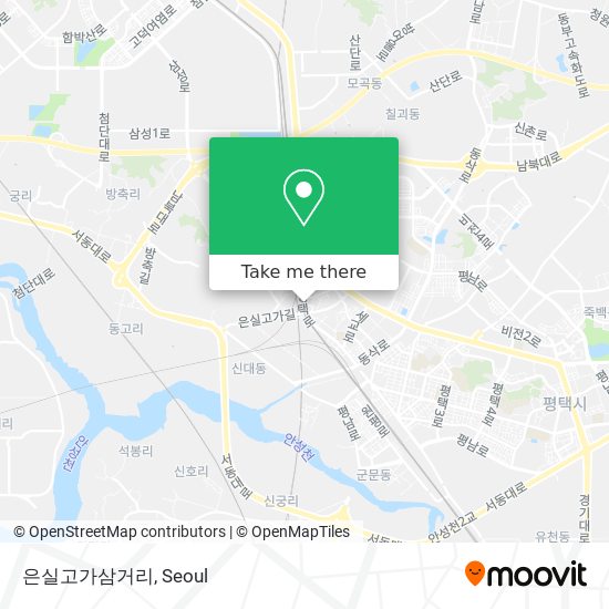 은실고가삼거리 map
