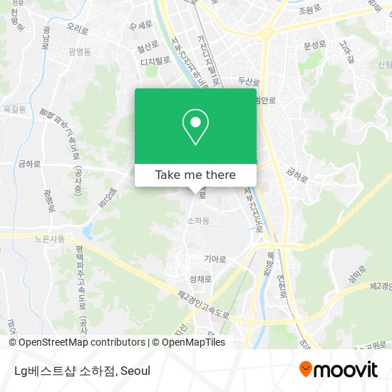 Lg베스트샵 소하점 map