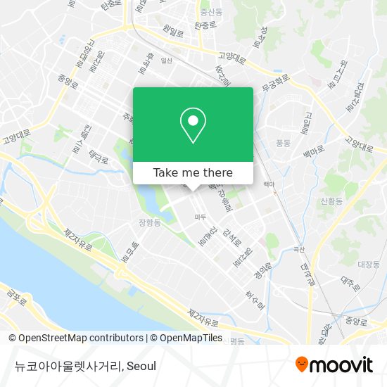 뉴코아아울렛사거리 map