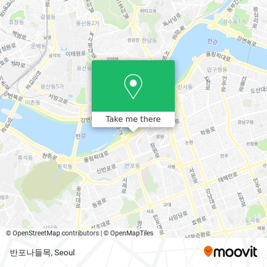 반포나들목 map