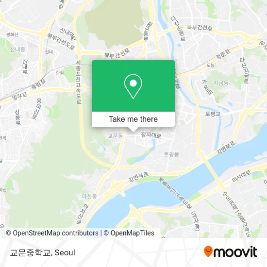 교문중학교 map