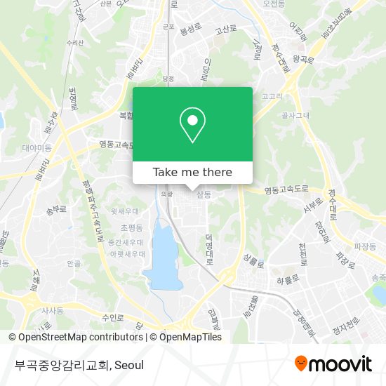 부곡중앙감리교회 map