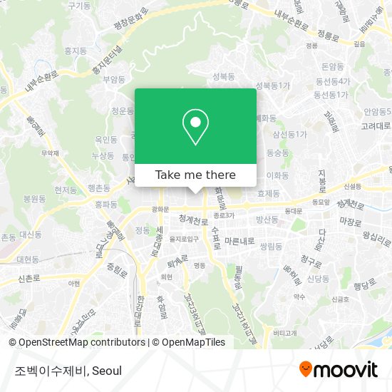 조벡이수제비 map