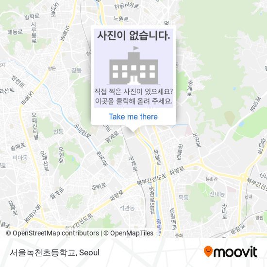 서울녹천초등학교 map