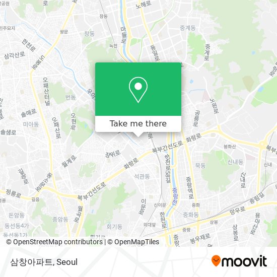 삼창아파트 map