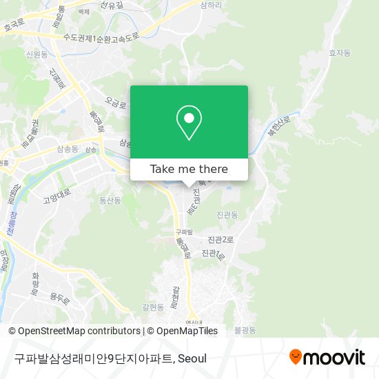 구파발삼성래미안9단지아파트 map