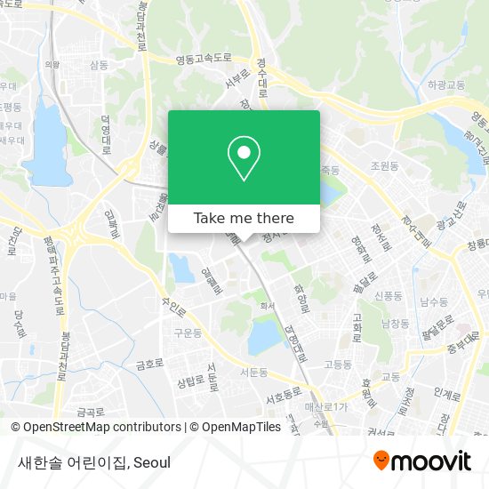 새한솔 어린이집 map