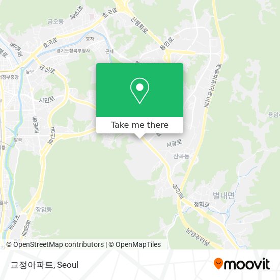 교정아파트 map