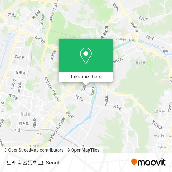 도래울초등학교 map
