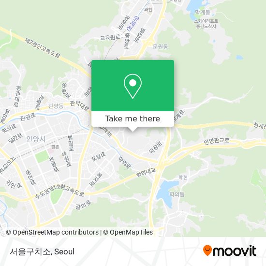 서울구치소 map