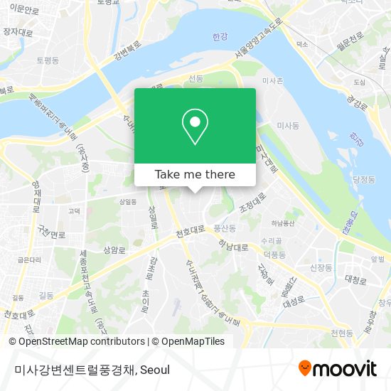 미사강변센트럴풍경채 map