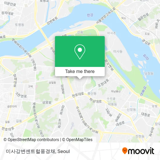 미사강변센트럴풍경채 map