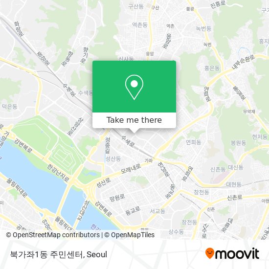 북가좌1동 주민센터 map