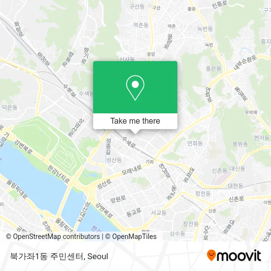 북가좌1동 주민센터 map