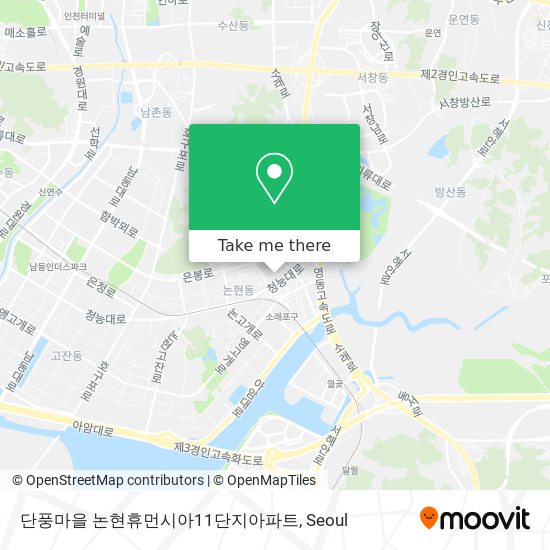 단풍마을 논현휴먼시아11단지아파트 map