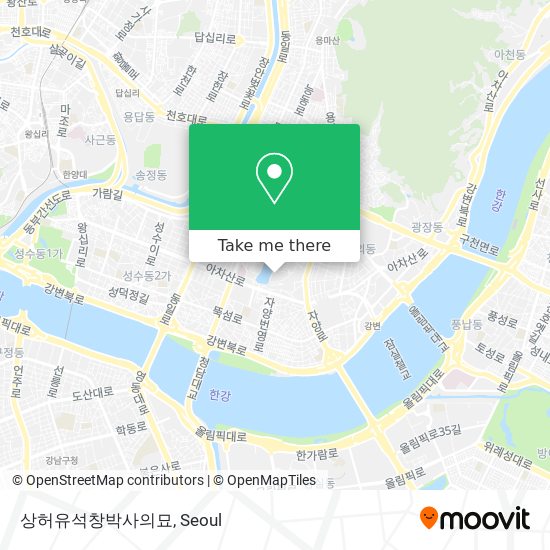 상허유석창박사의묘 map