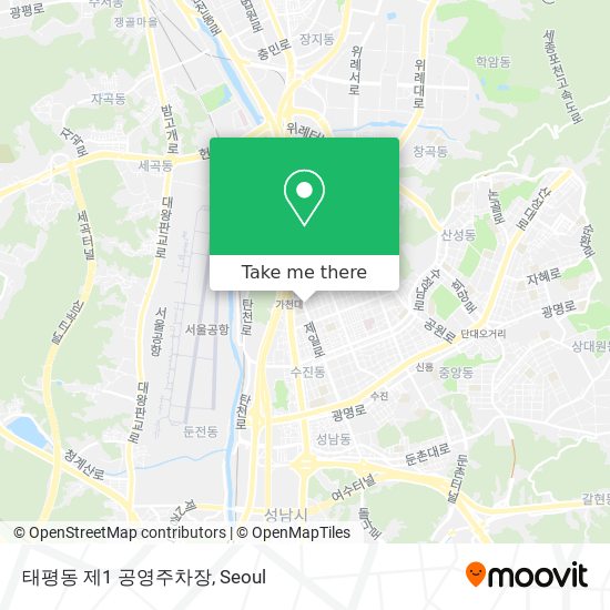 태평동 제1 공영주차장 map