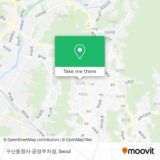 구산동청사 공영주차장 map