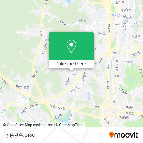 명동면옥 map