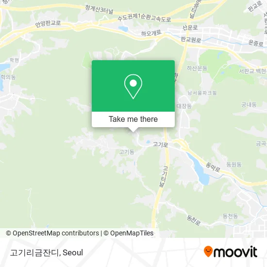 고기리금잔디 map