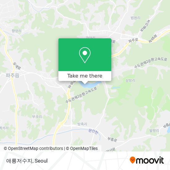 애룡저수지 map