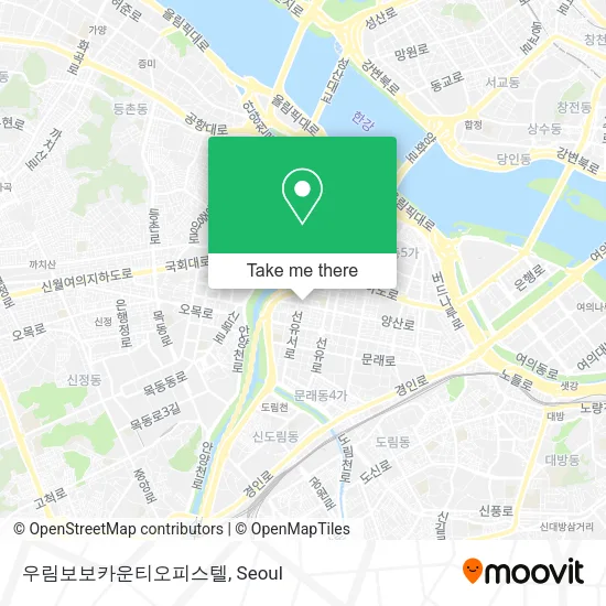 우림보보카운티오피스텔 map
