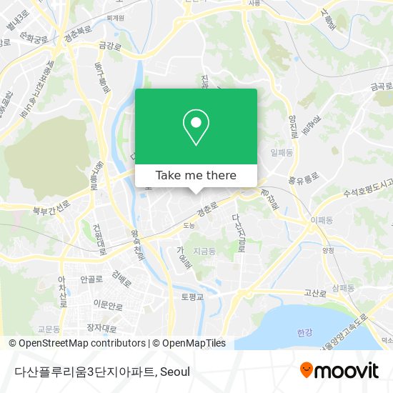 다산플루리움3단지아파트 map